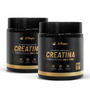 Kit 2 frascos de Creatina Monohidratada 100% Pura