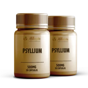 Kit 2 frascos de Psyllium 500mg