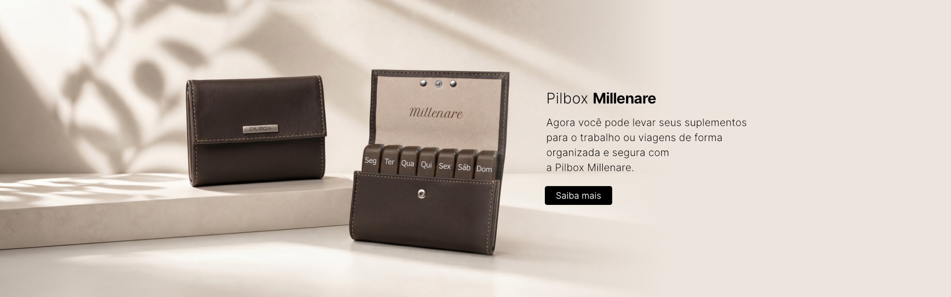 Pilbox Porta Cápsula Organizador de Comprimidos