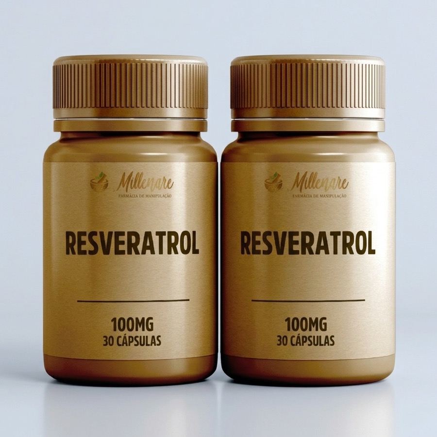Kit 2 frascos de Resveratrol 100mg
